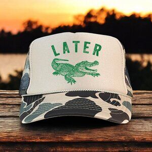 Later Gator Summer Country Classic Women's Foam Trucker Hat - NWT